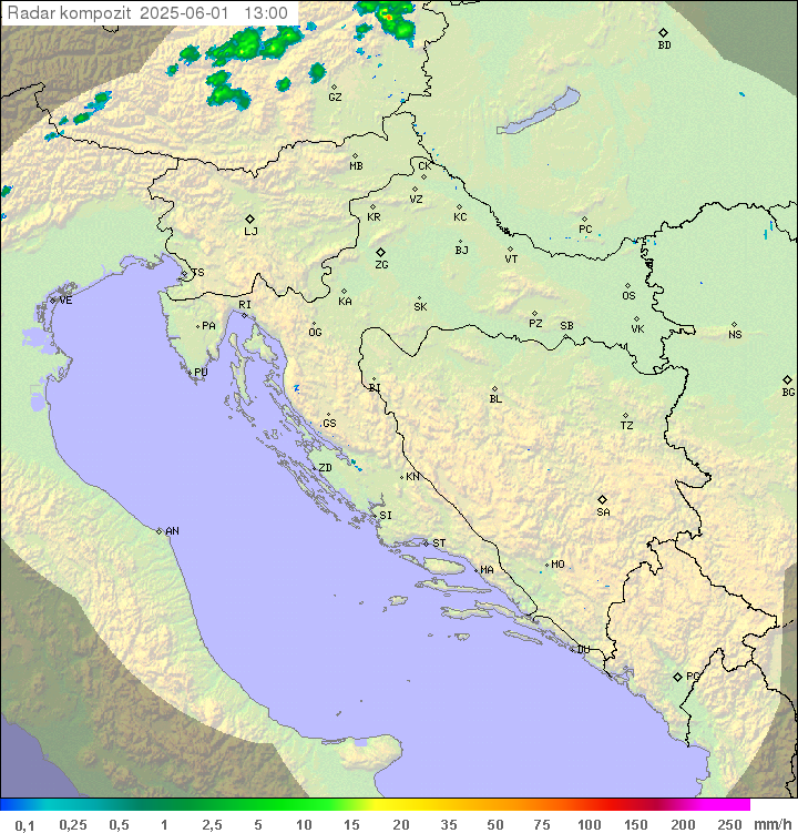 Padavine Hrvaška