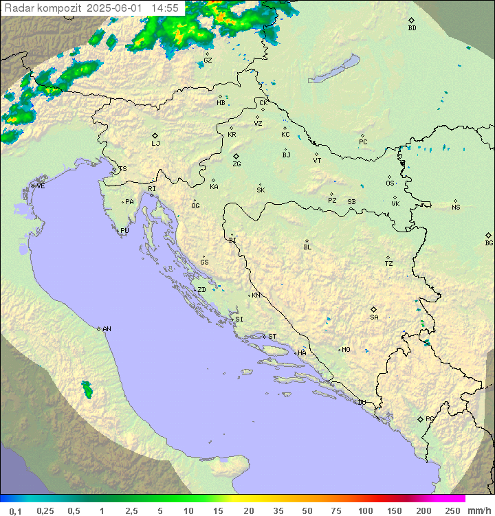 Padavine Hrvaška