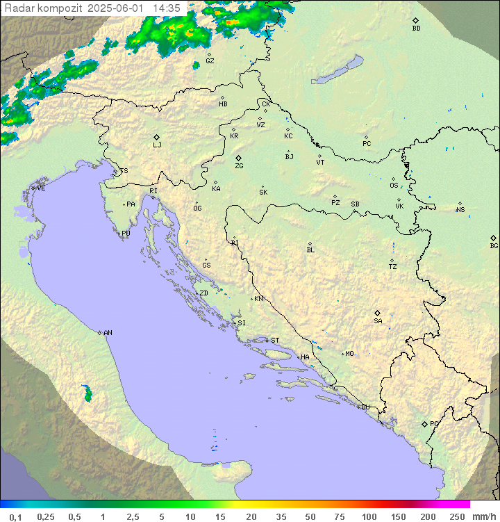 Padavine Hrvaška