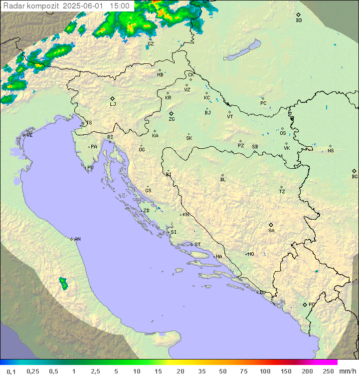 Padavine Hrvaška