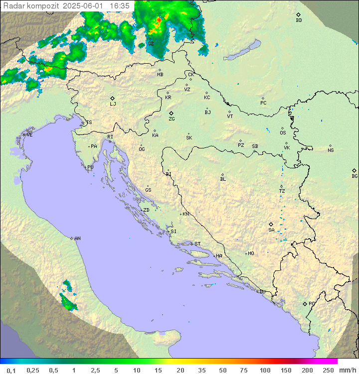 Padavine Hrvaška