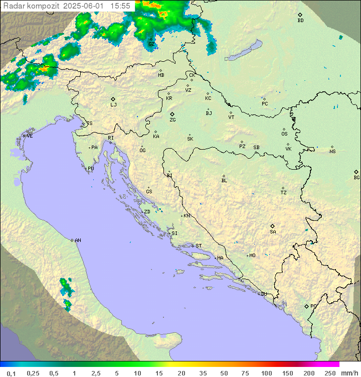 Padavine Hrvaška