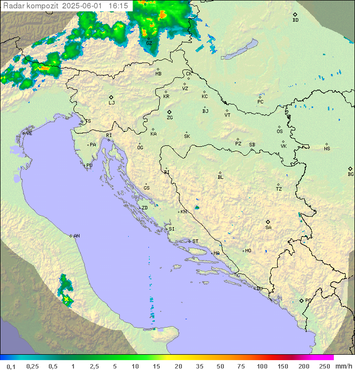 Padavine Hrvaška