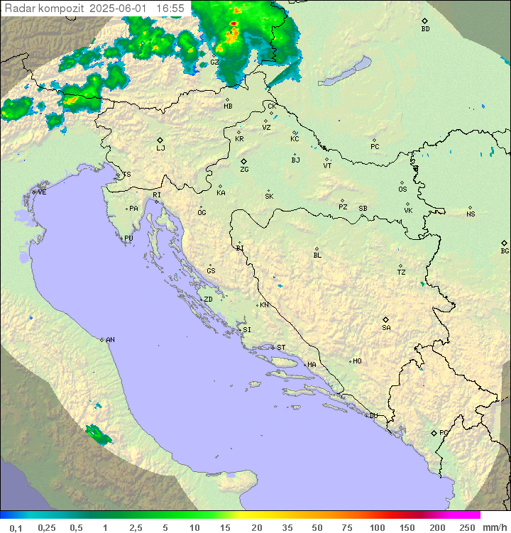Padavine Hrvaška