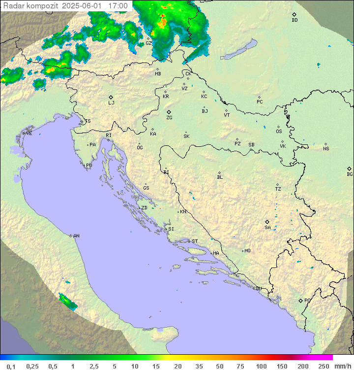 Padavine Hrvaška