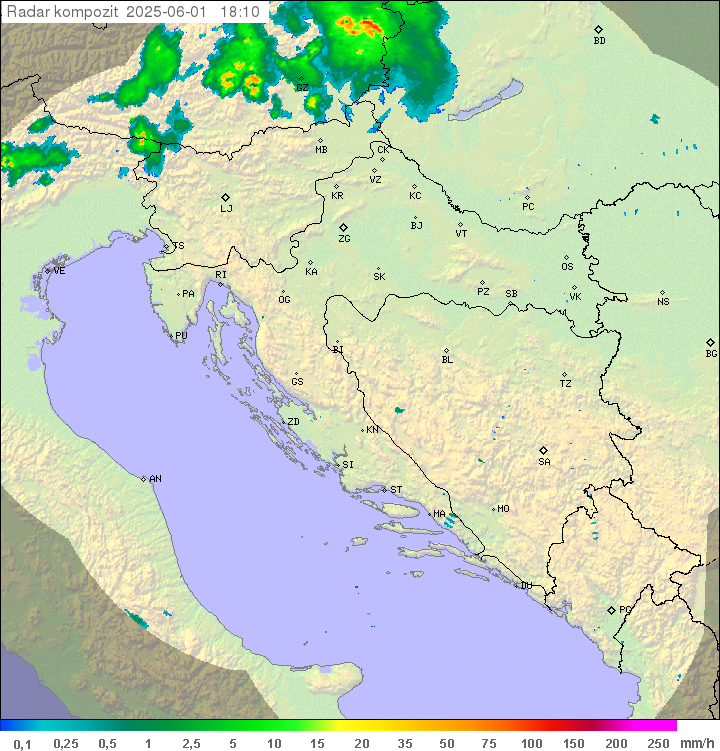 Padavine Hrvaška