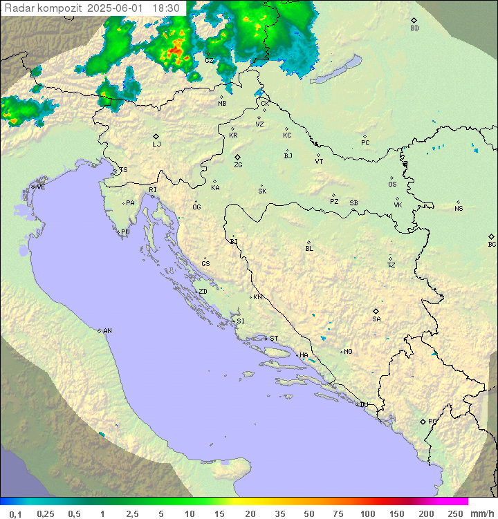 Padavine Hrvaška