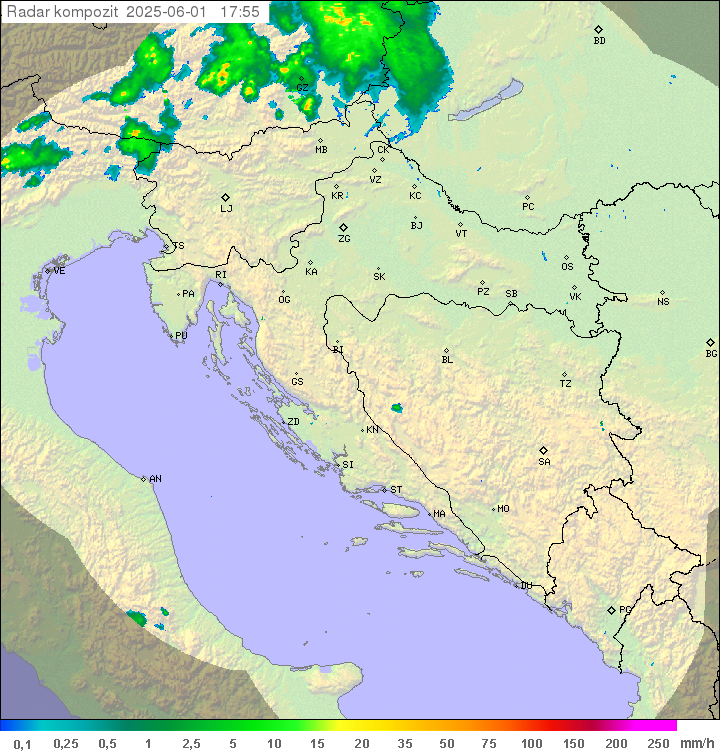Padavine Hrvaška