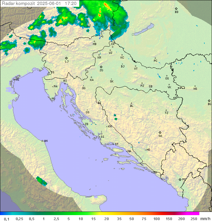 Padavine Hrvaška