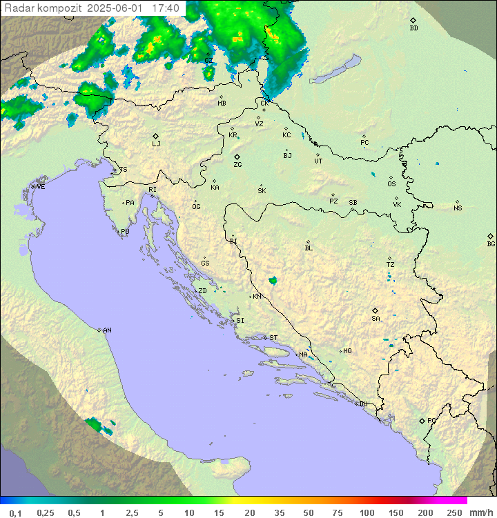 Padavine Hrvaška