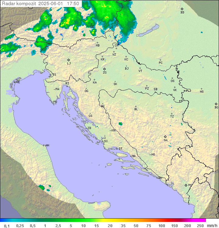 Padavine Hrvaška