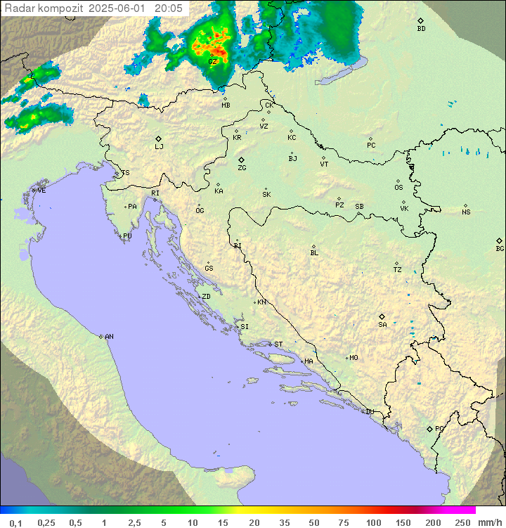 Padavine Hrvaška