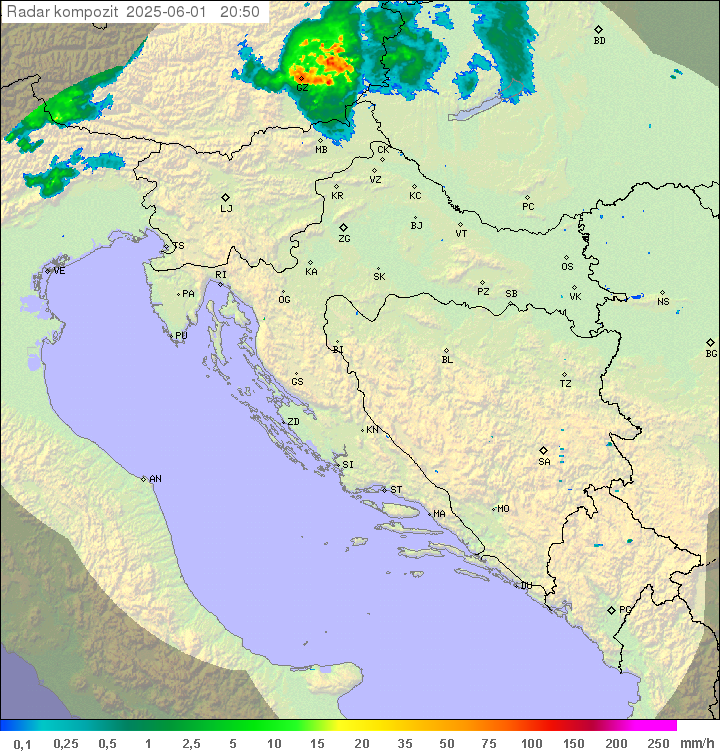 Padavine Hrvaška
