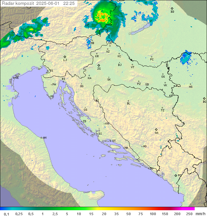 Padavine Hrvaška
