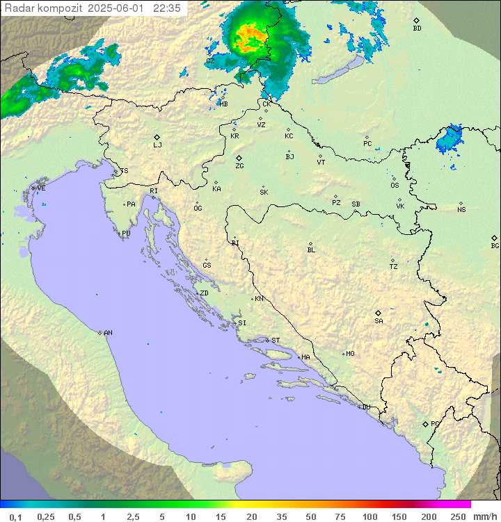 Padavine Hrvaška