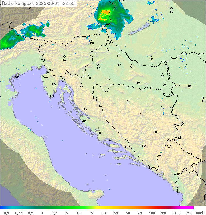 Padavine Hrvaška