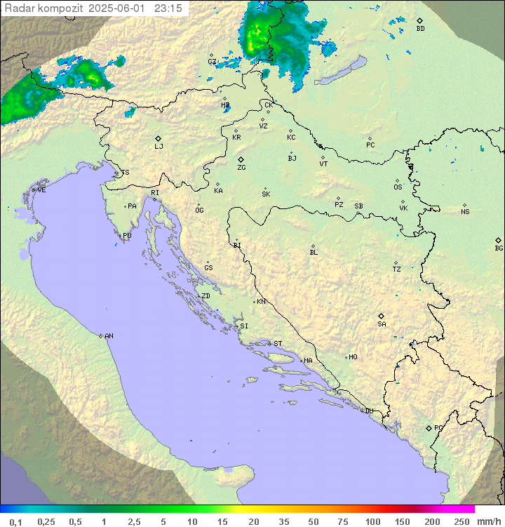 Padavine Hrvaška