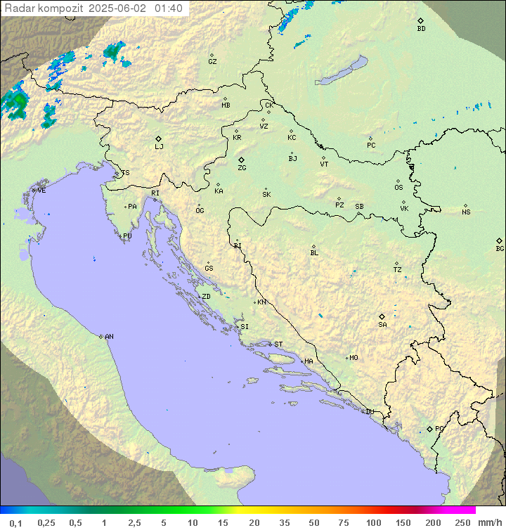 Padavine Hrvaška