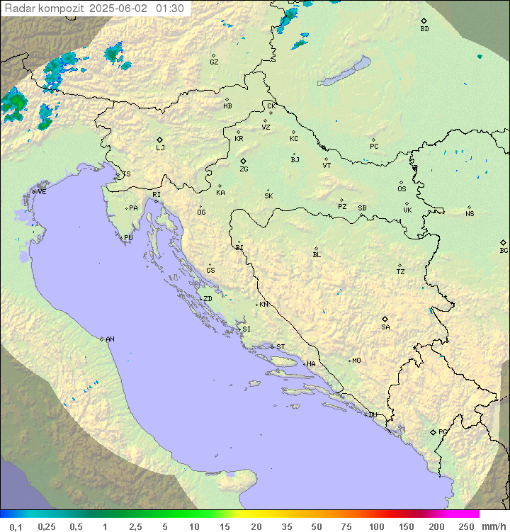 Padavine Hrvaška