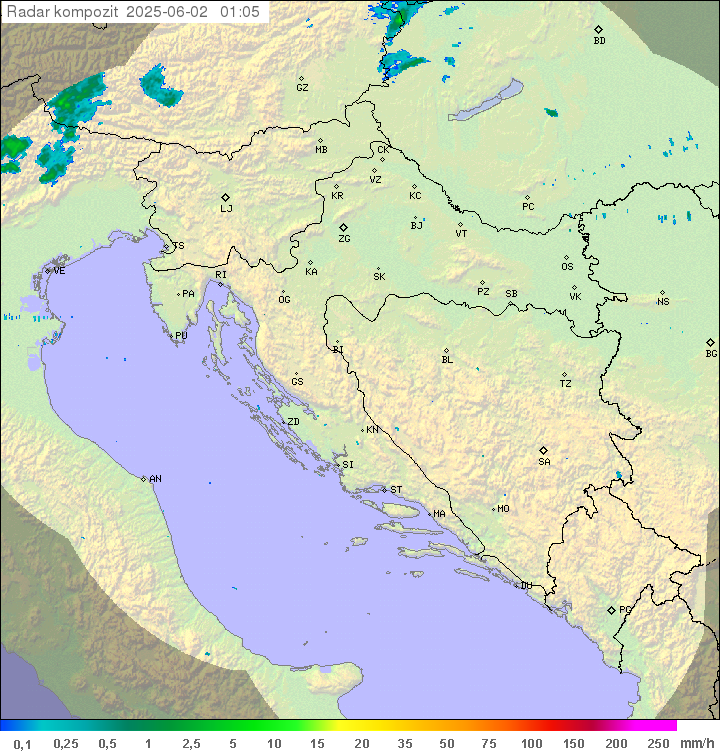Padavine Hrvaška