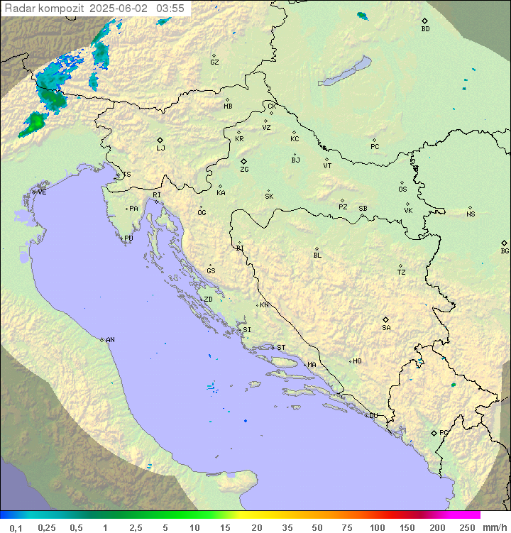 Padavine Hrvaška