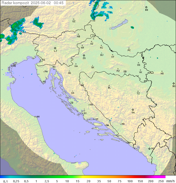 Padavine Hrvaška