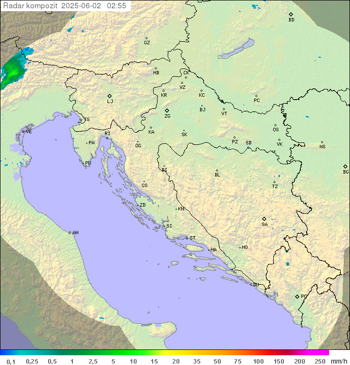 Padavine Hrvaška