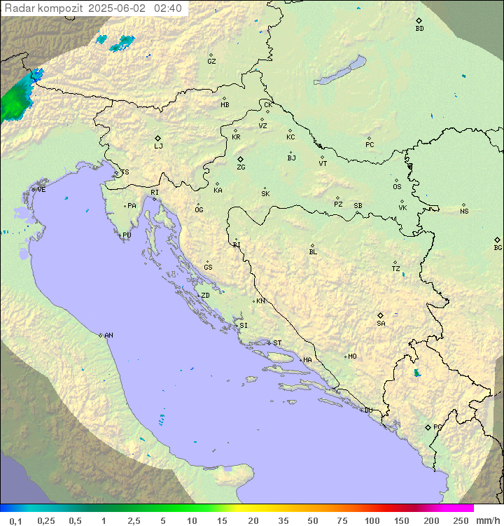 Padavine Hrvaška