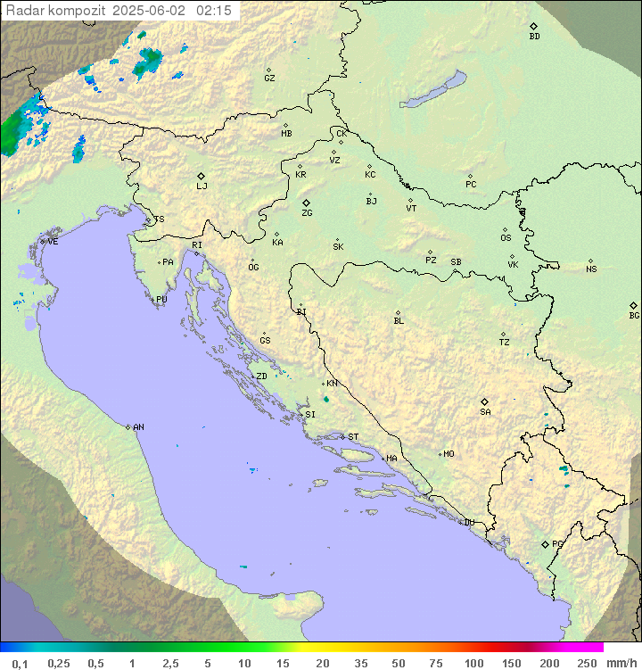 Padavine Hrvaška