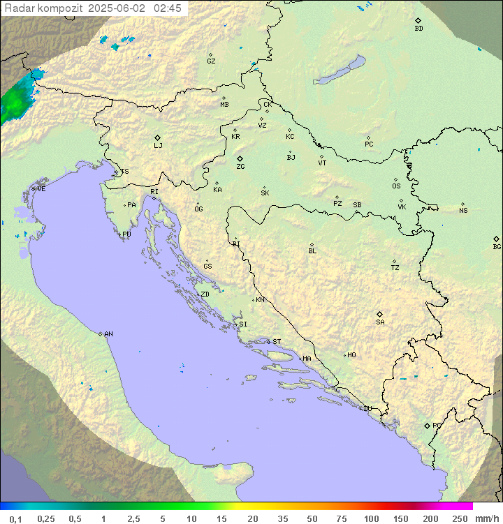Padavine Hrvaška
