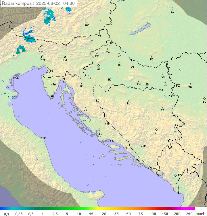 Padavine Hrvaška