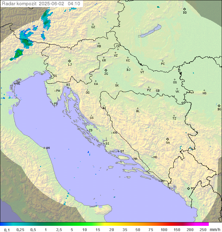 Padavine Hrvaška
