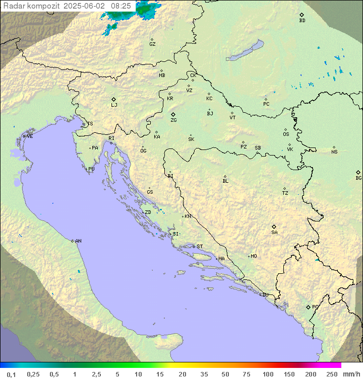 Padavine Hrvaška