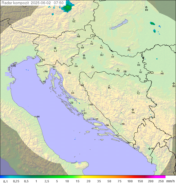 Padavine Hrvaška