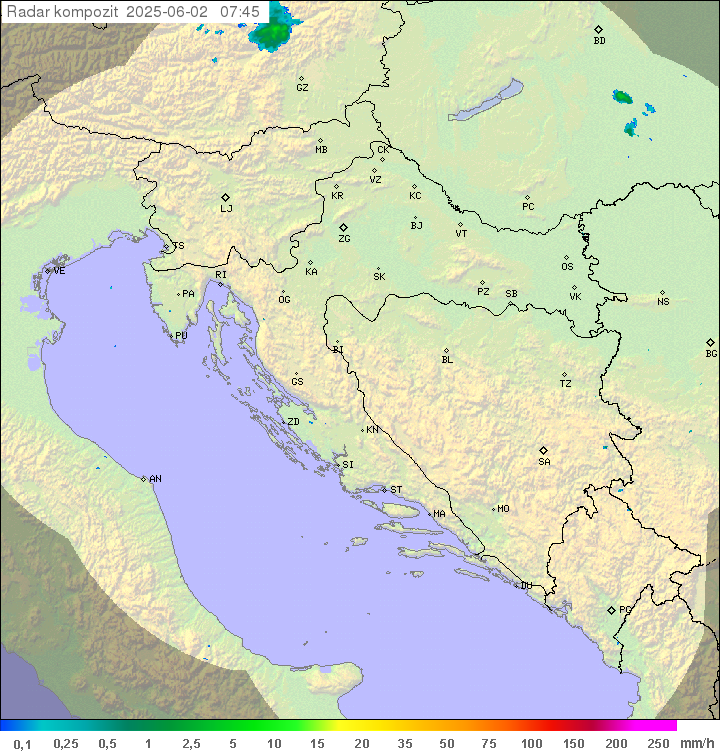 Padavine Hrvaška