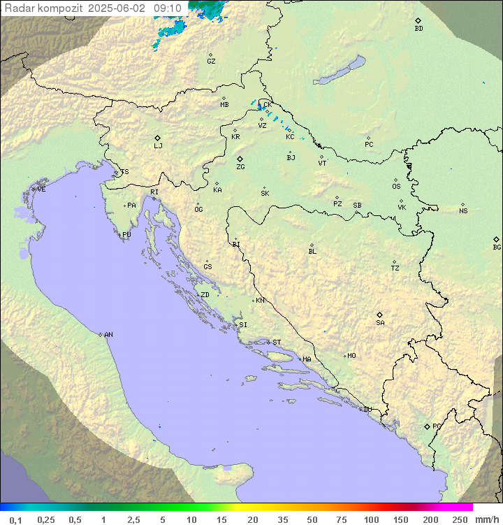 Padavine Hrvaška