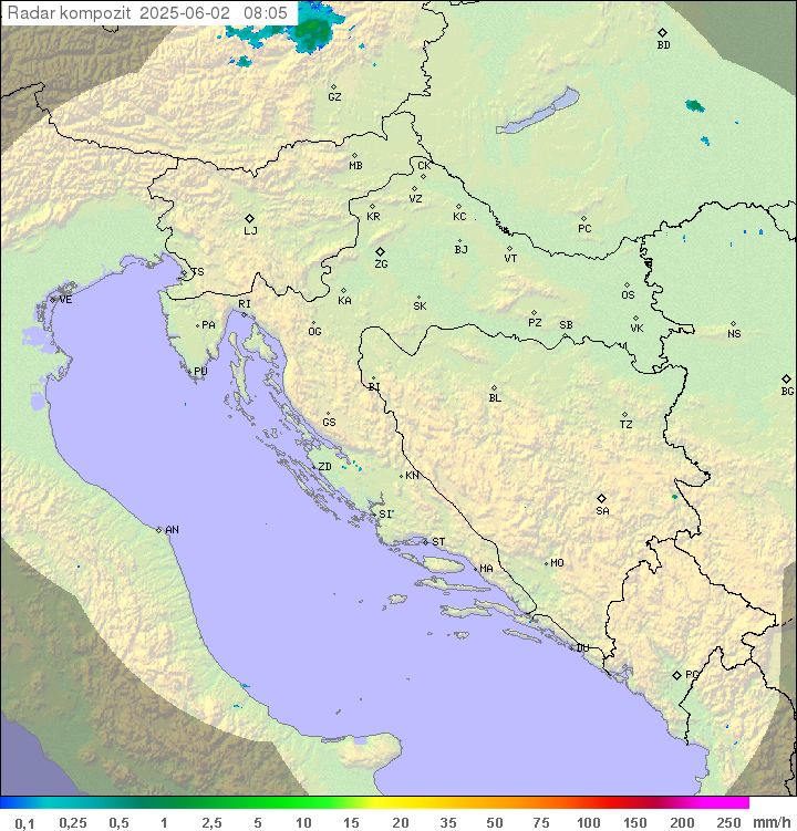 Padavine Hrvaška