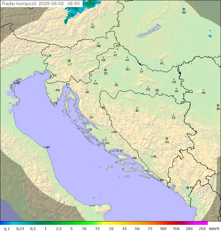 Padavine Hrvaška