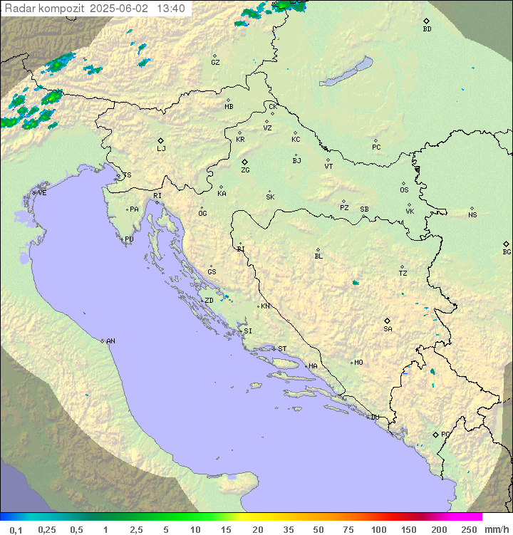 Padavine Hrvaška