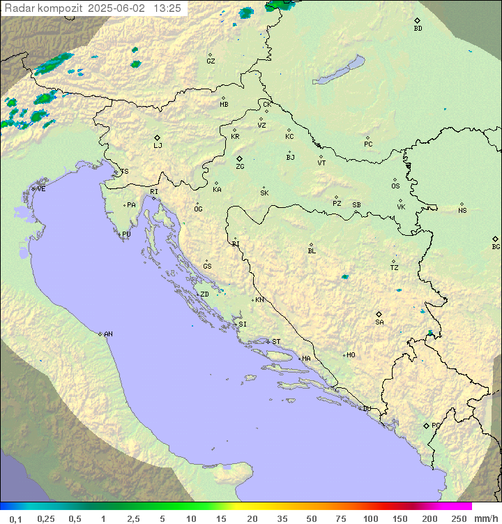 Padavine Hrvaška