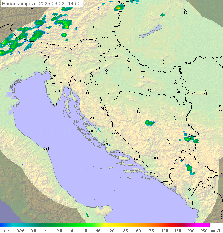 Padavine Hrvaška
