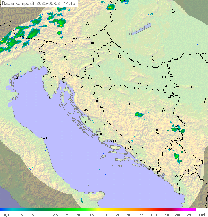 Padavine Hrvaška
