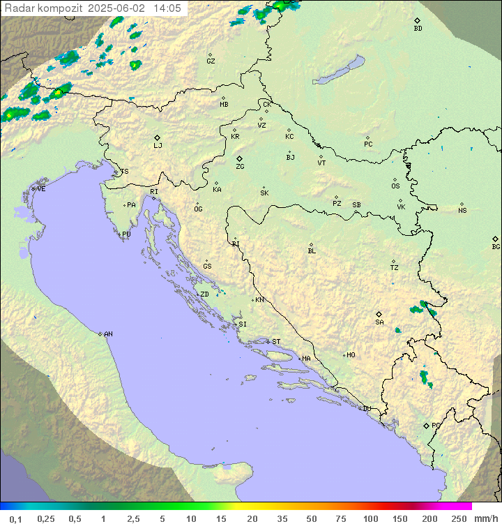 Padavine Hrvaška