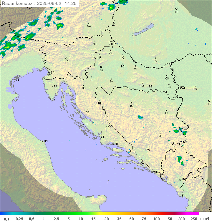 Padavine Hrvaška