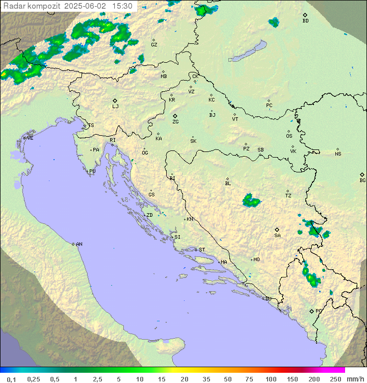 Padavine Hrvaška