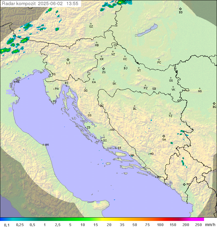 Padavine Hrvaška