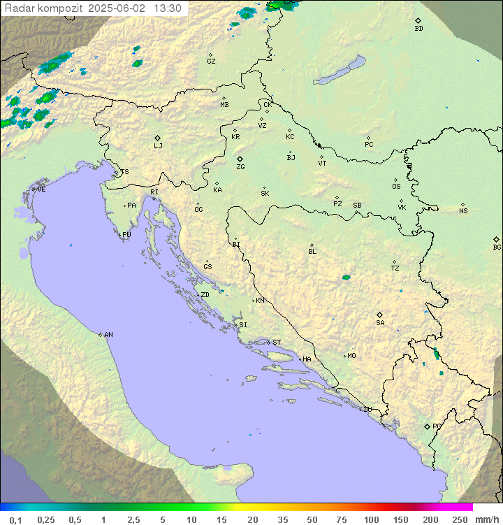 Padavine Hrvaška