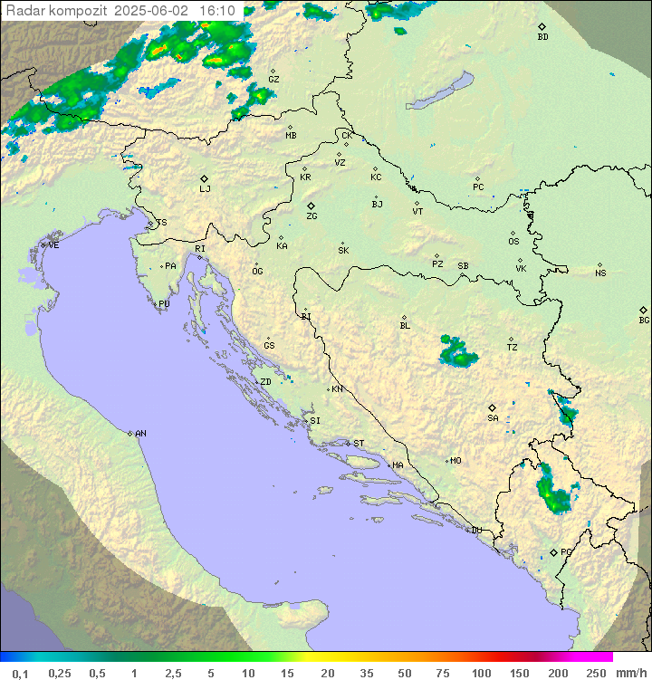 Padavine Hrvaška