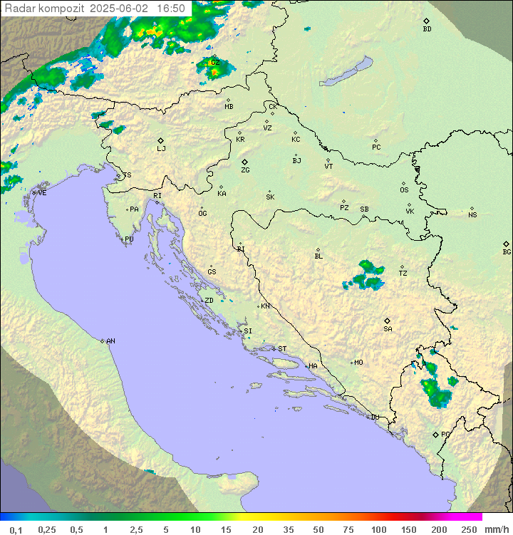 Padavine Hrvaška