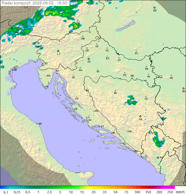 Padavine Hrvaška